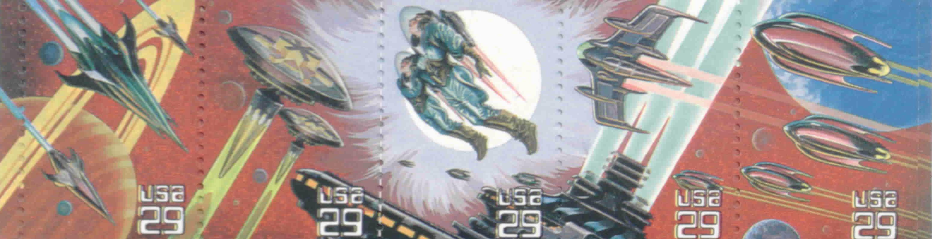 Space Fantasy Stamps